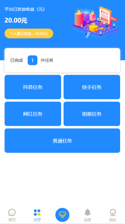 快手抖音霸屏天下/自动挂机赚钱/微信朋友圈微信抖音快手点赞任务平台源码-新源码下载站